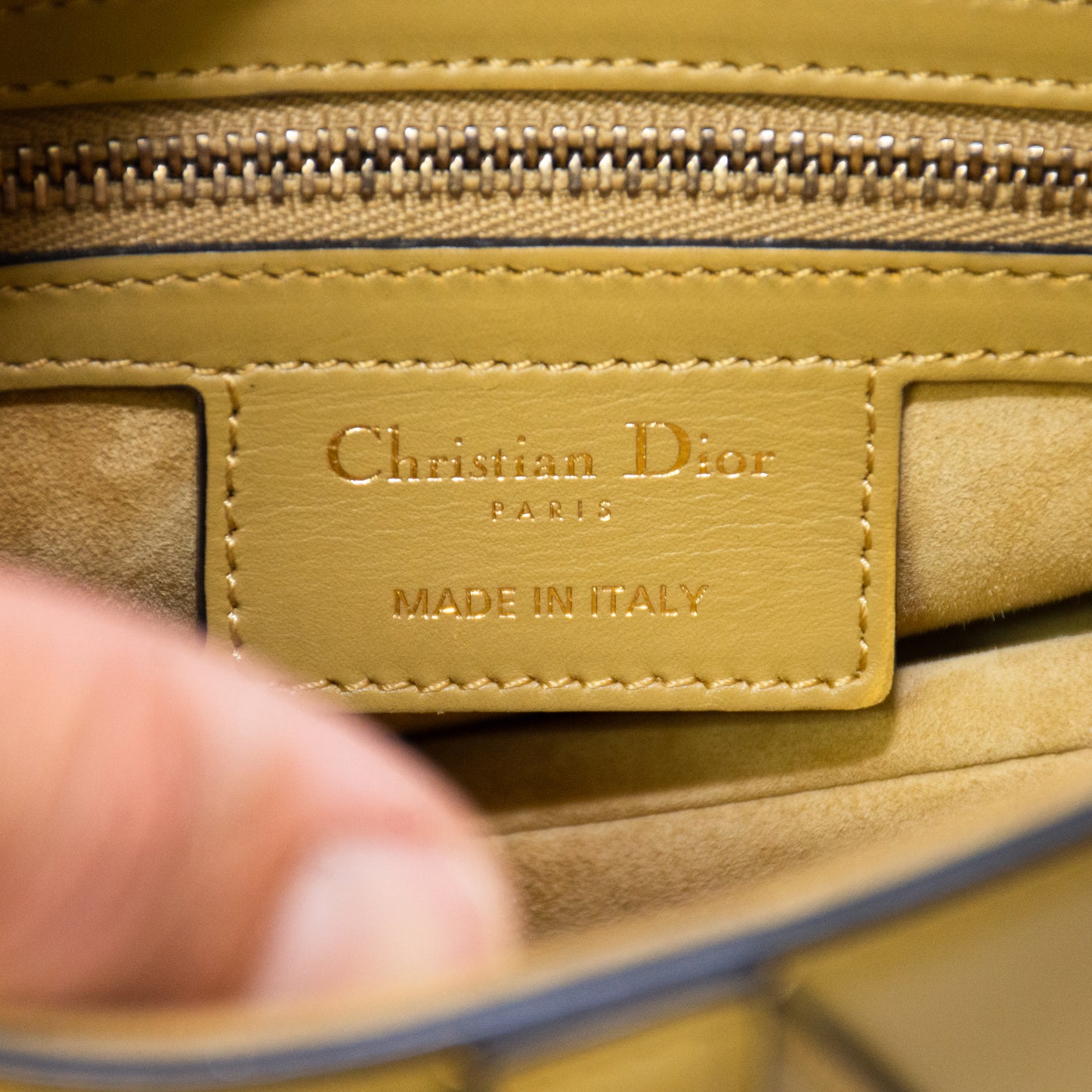Christian Dior Medium Caramel Saddle Bag