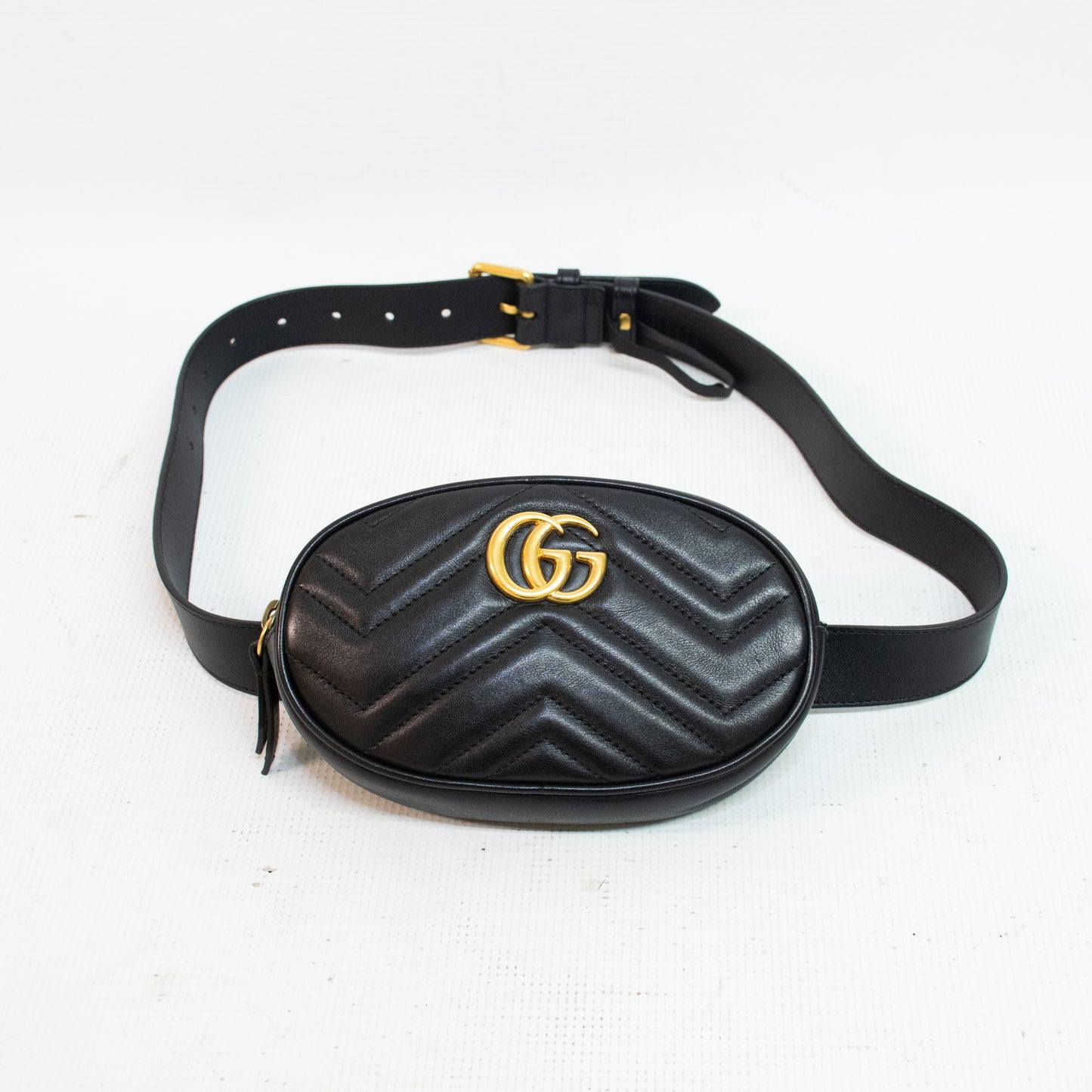 Gucci 476434 Marment Mistelasse Belt Bag