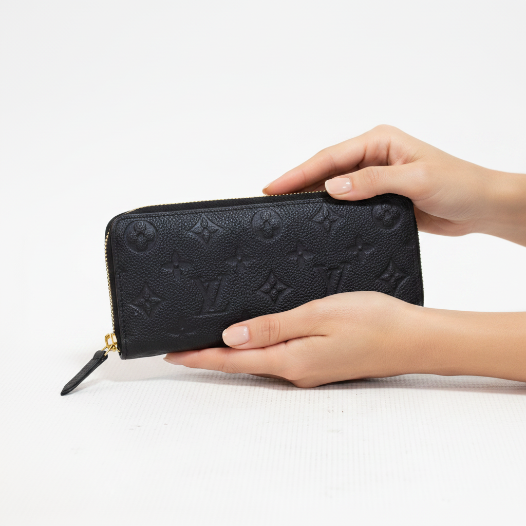 Louis Vuitton Clemence Monogram Impreinte Wallet