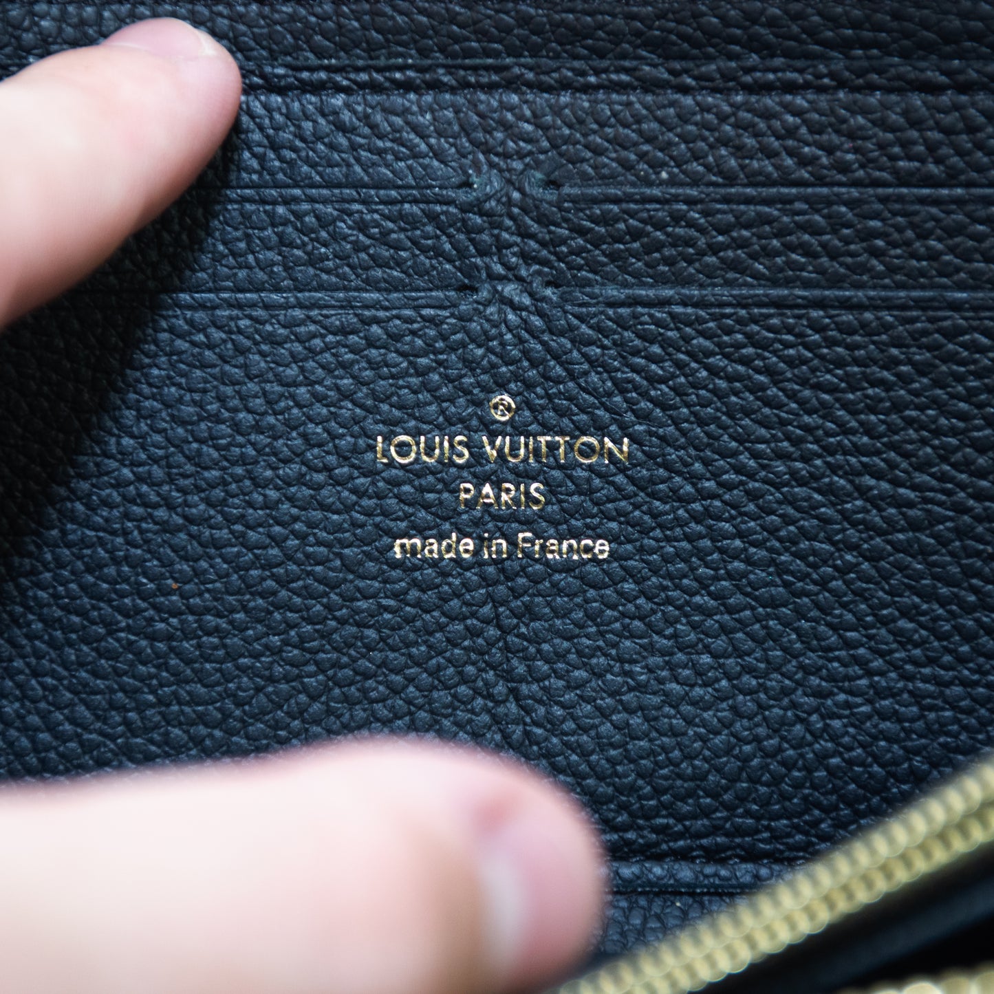 Louis Vuitton Clemence Monogram Impreinte Wallet
