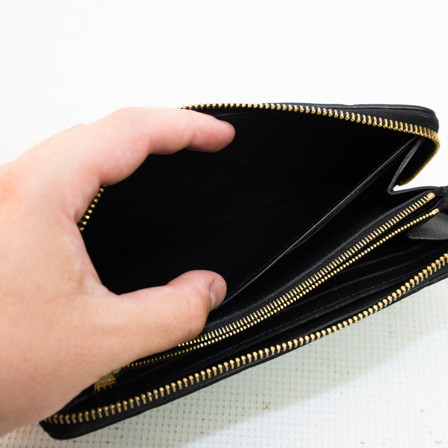 Louis Vuitton Clemence Monogram Impreinte Wallet