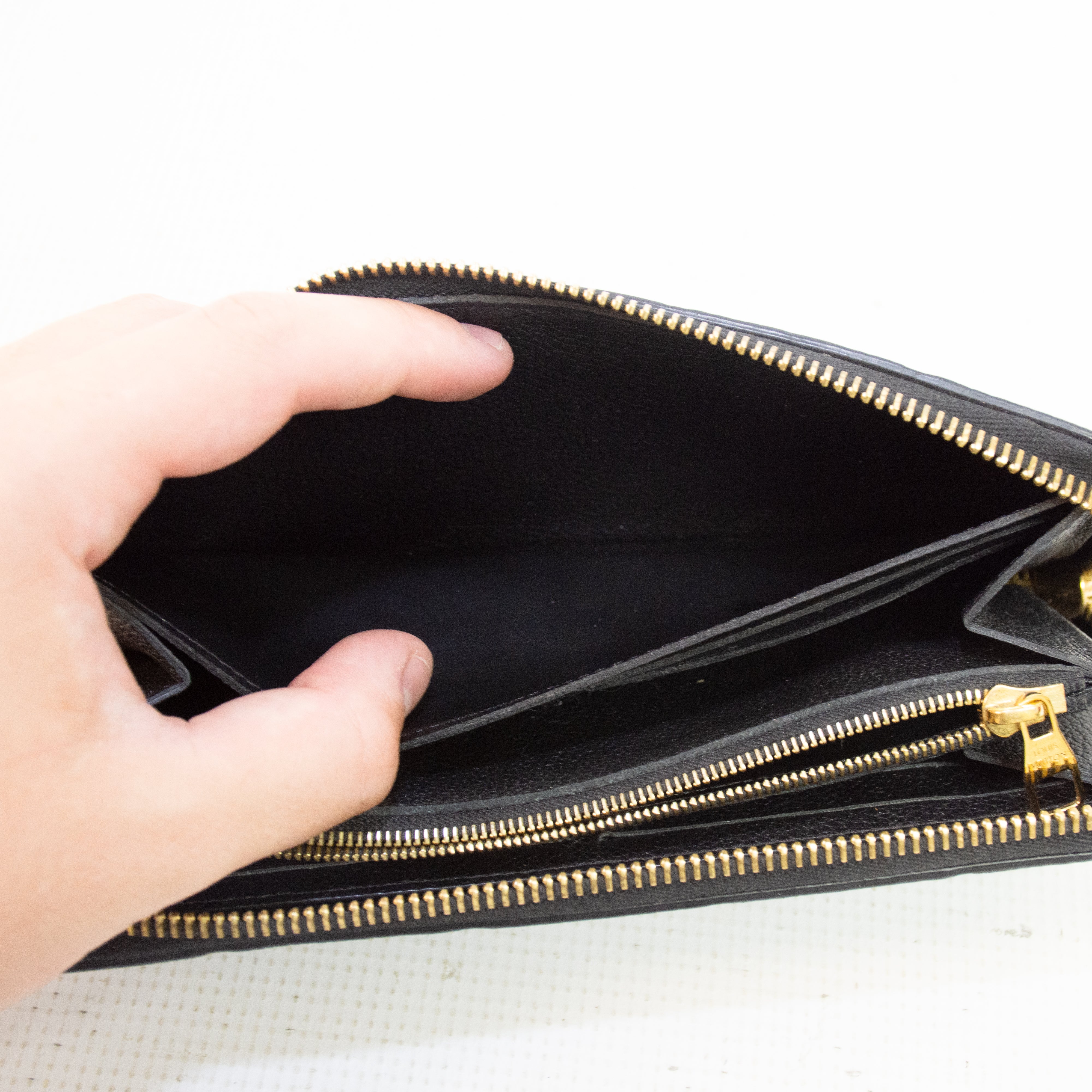 Louis Vuitton Clemence Monogram Impreinte Wallet