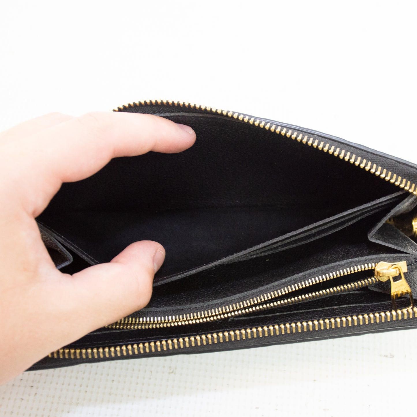 Louis Vuitton Clemence Monogram Impreinte Wallet