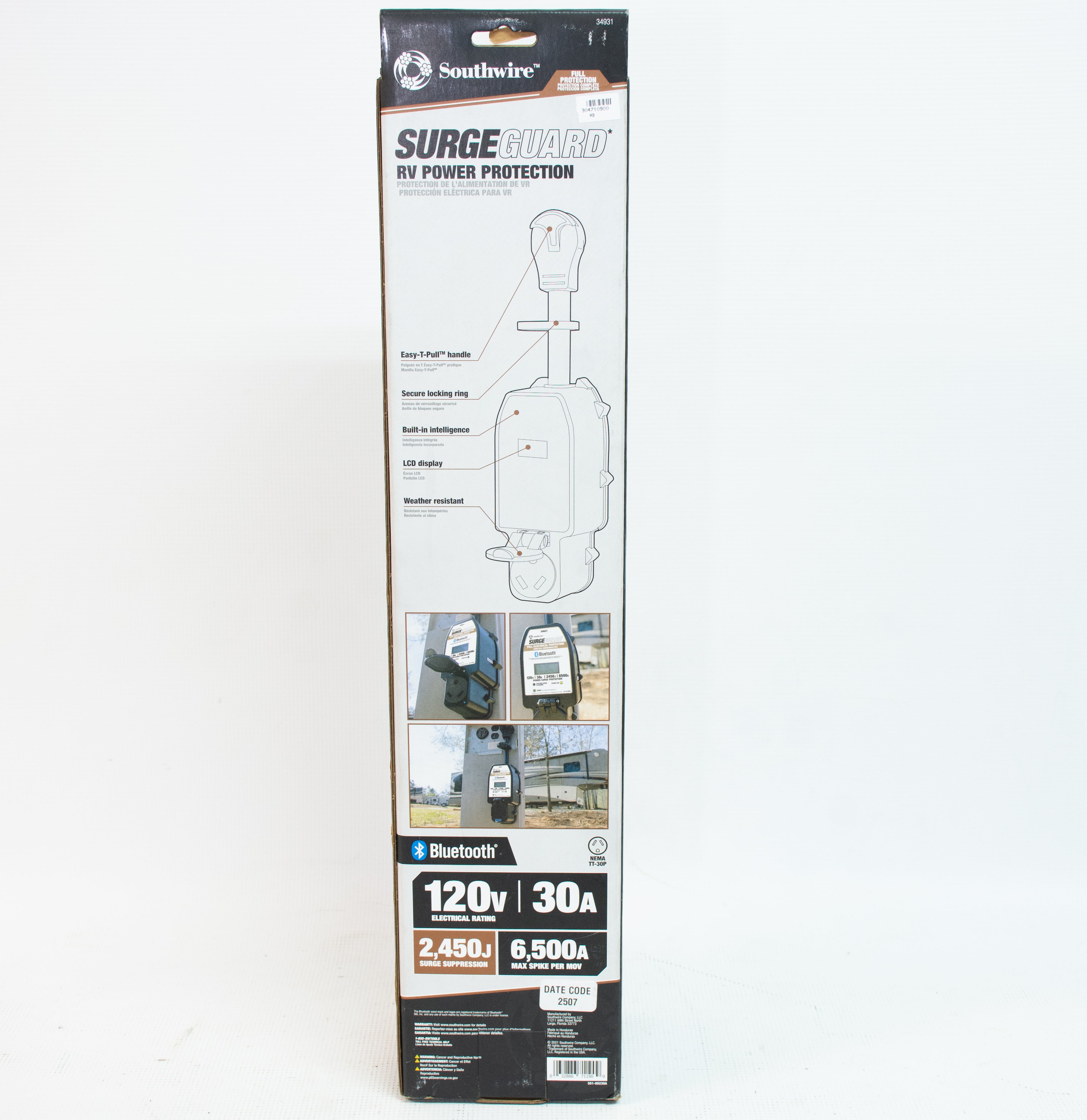 Southwire 34931 Surge Guard RV Power Protection