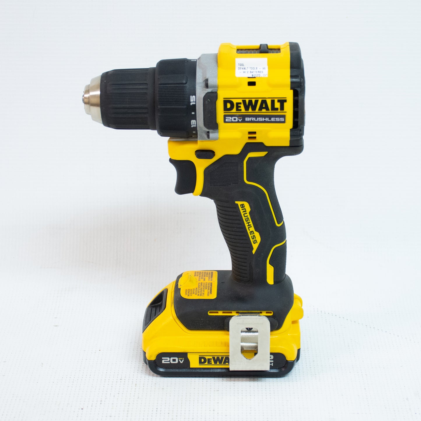 DEWALT 4pcs Brushless 20V Max Power Tool Set