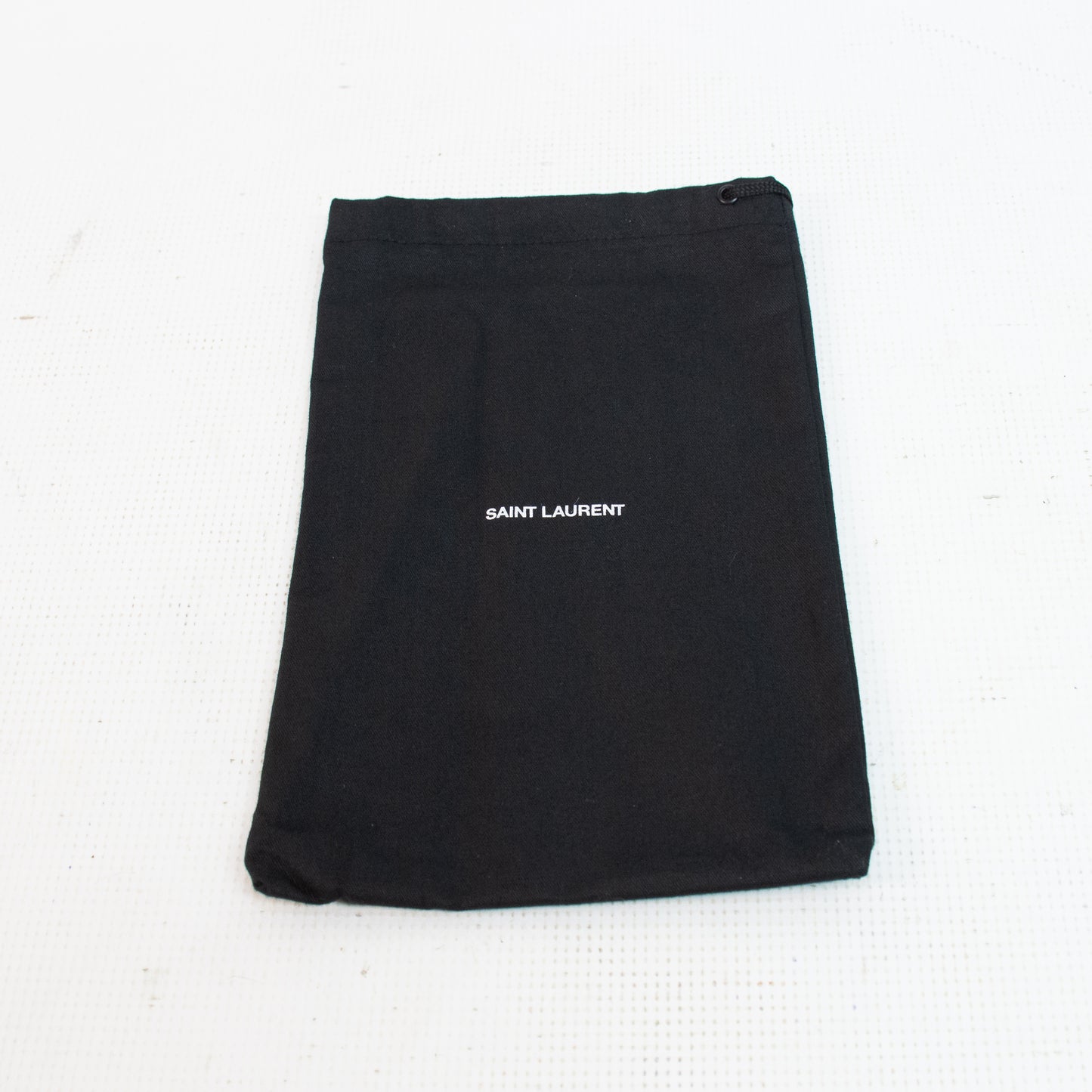 Saint Laurent YSL Uptown Black Grain Leather Chain Wallet