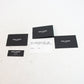 Saint Laurent YSL Uptown Black Grain Leather Chain Wallet