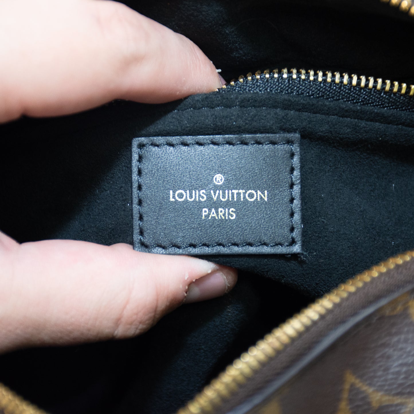 Louis Vuitton Monogram Petite Malle Souple Top Handle Cross Body Bag