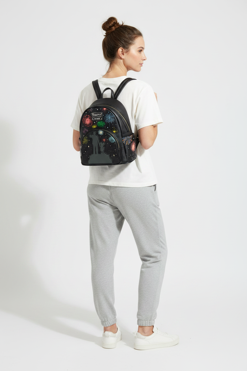 Loungefly Disney Parks Disney100 Walt & Mickey Mouse Partners Mini Backpack