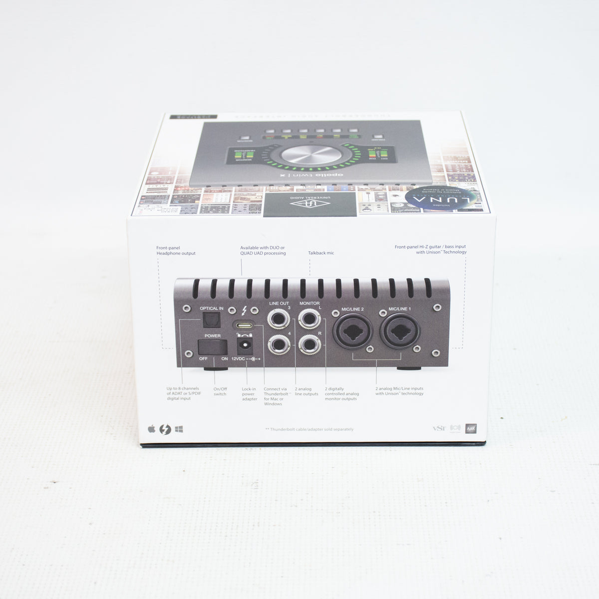 Universal Audio Apollo Twin X DUO Core Thunderbolt Audio Interface
