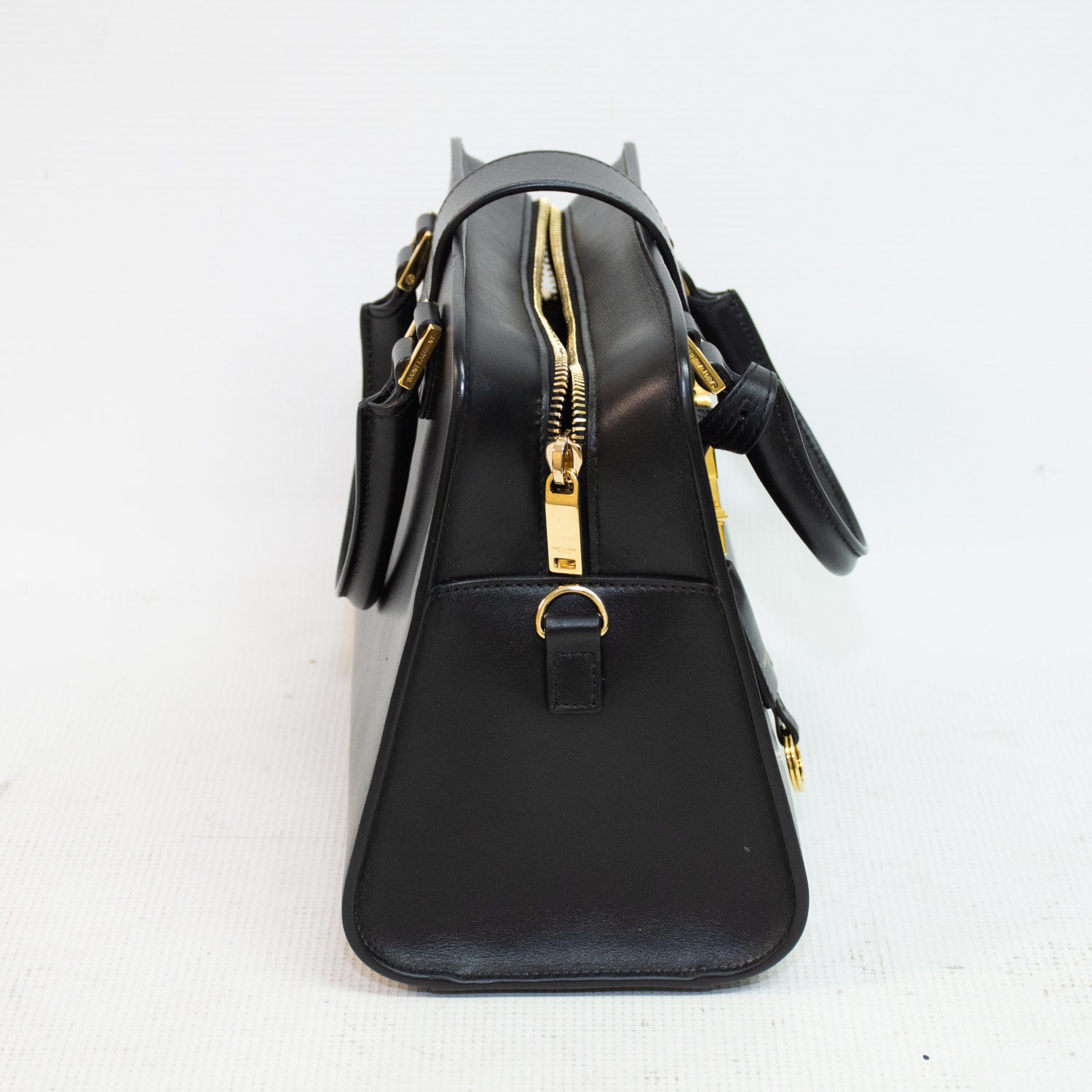 Saint Laurent YSL Baby Mosquito Black Leather Purse