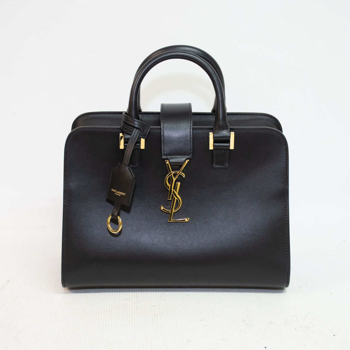Saint Laurent YSL Baby Mosquito Black Leather Purse