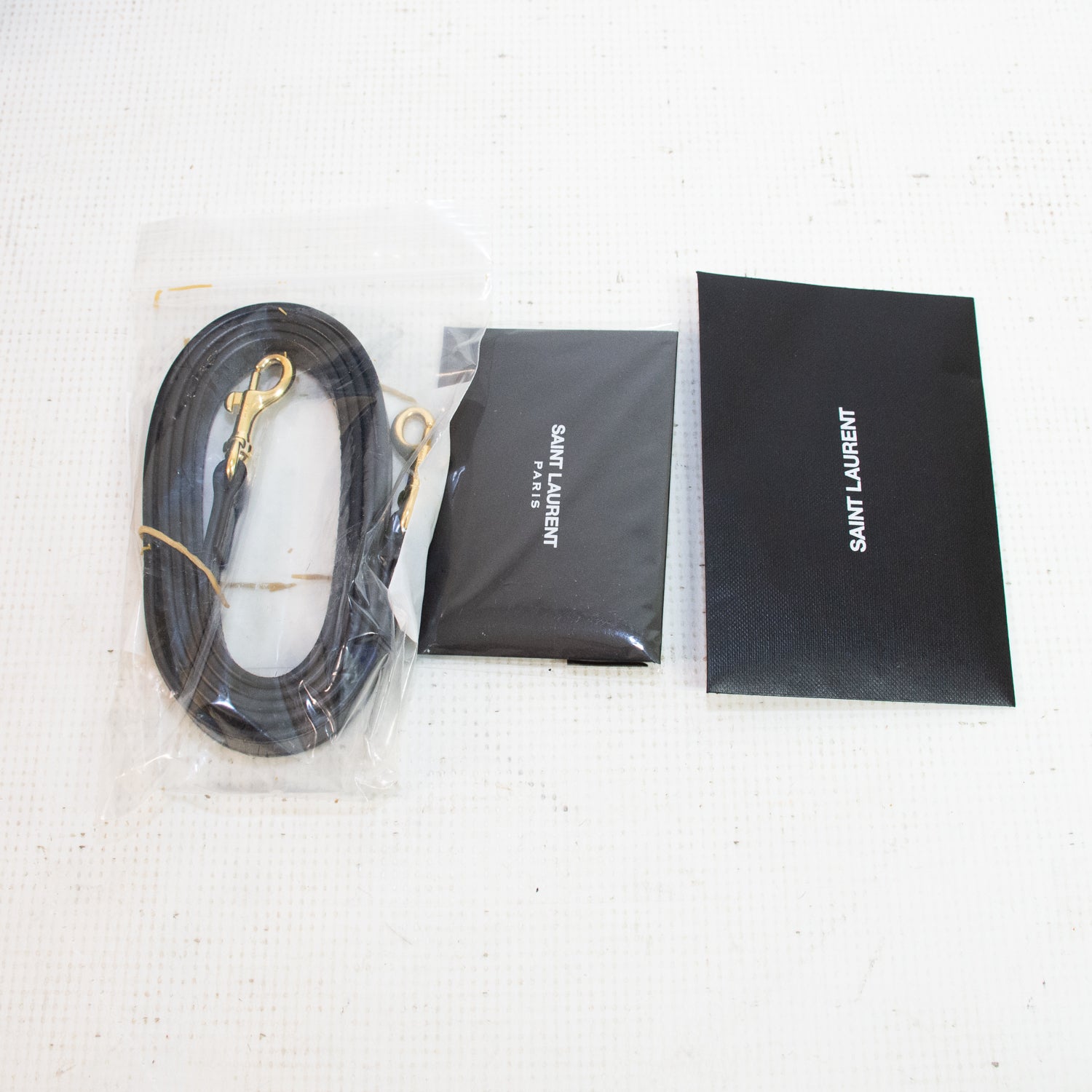 Saint Laurent YSL Baby Mosquito Black Leather Purse
