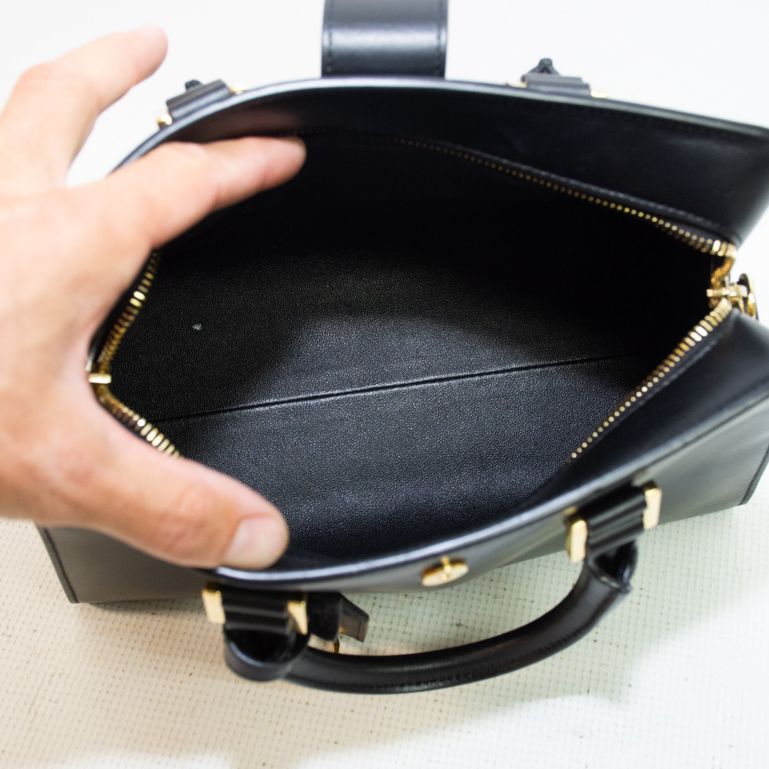 Saint Laurent YSL Baby Mosquito Black Leather Purse