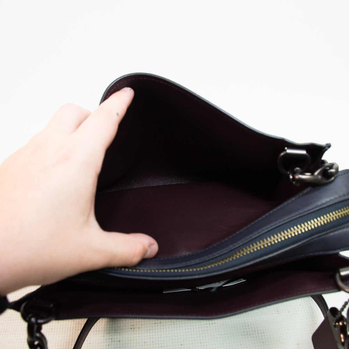 Coach Rogue Dark Blue Shoulder Bag - 26829