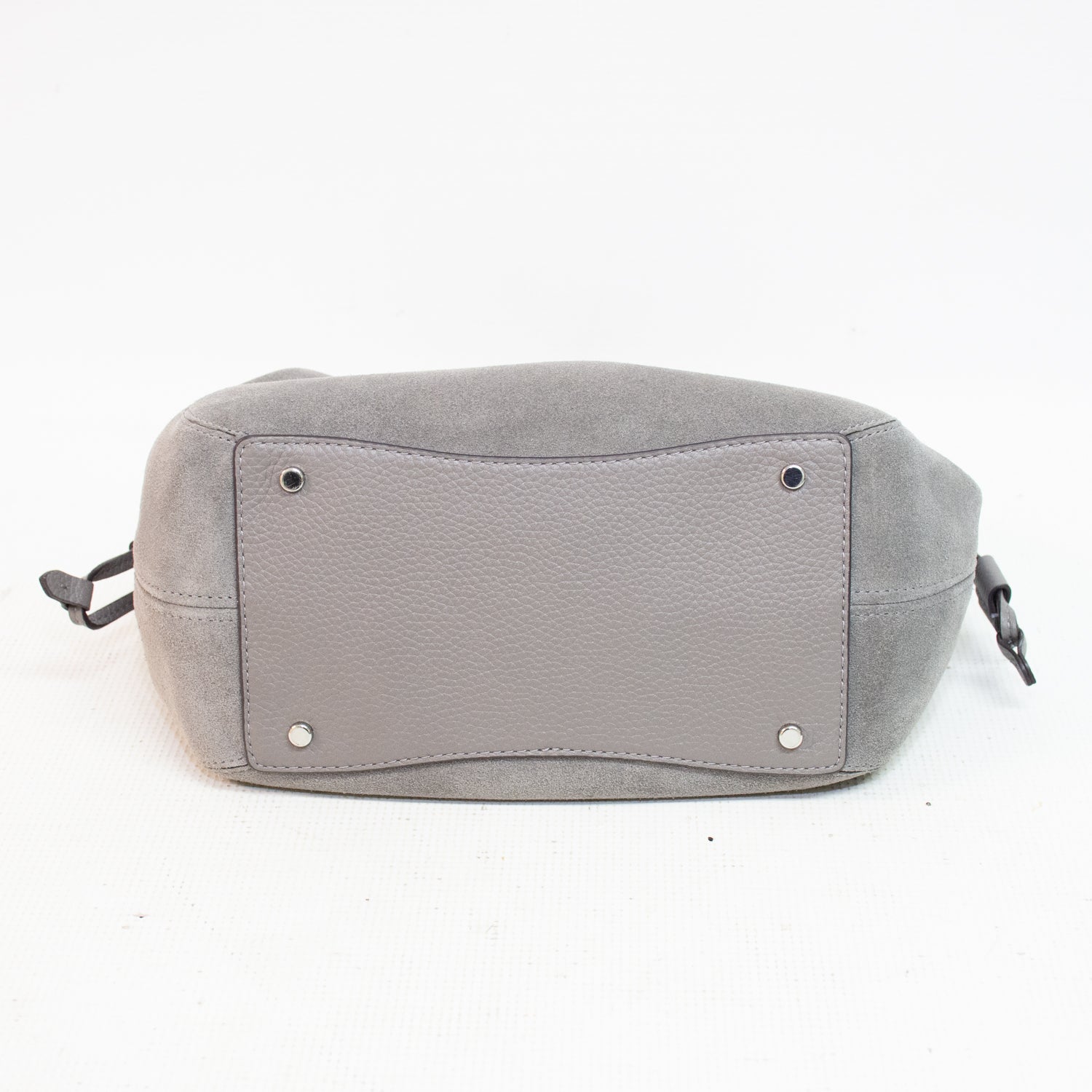 Kate Spade Gray Dumpling Small Pebbled Leather Satchel