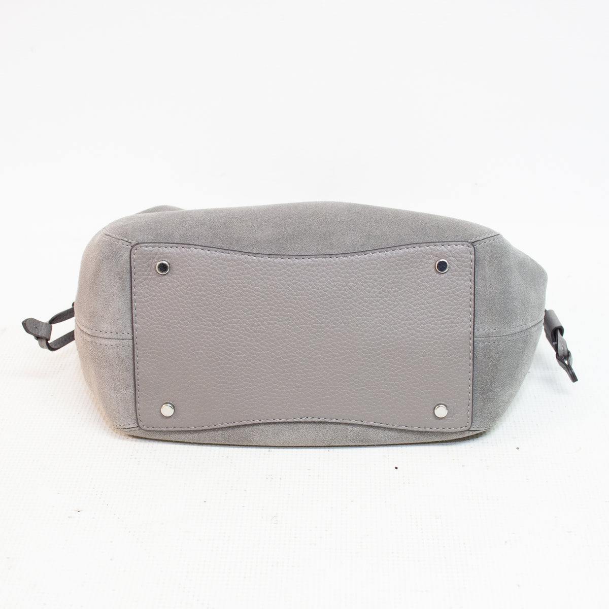 Kate Spade Gray Dumpling Small Pebbled Leather Satchel