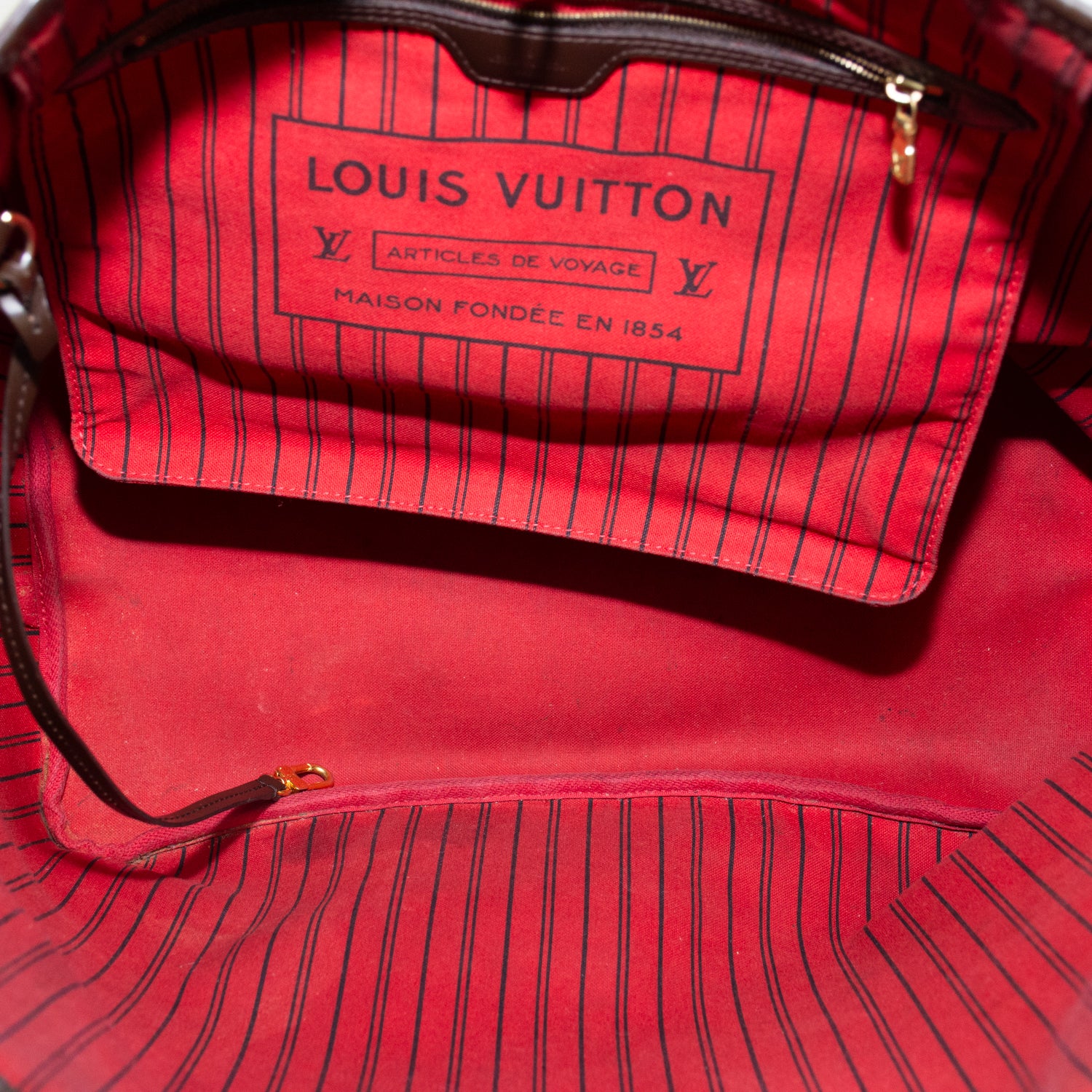 Louis Vuitton Damier Ebene Neverfull GM Tote