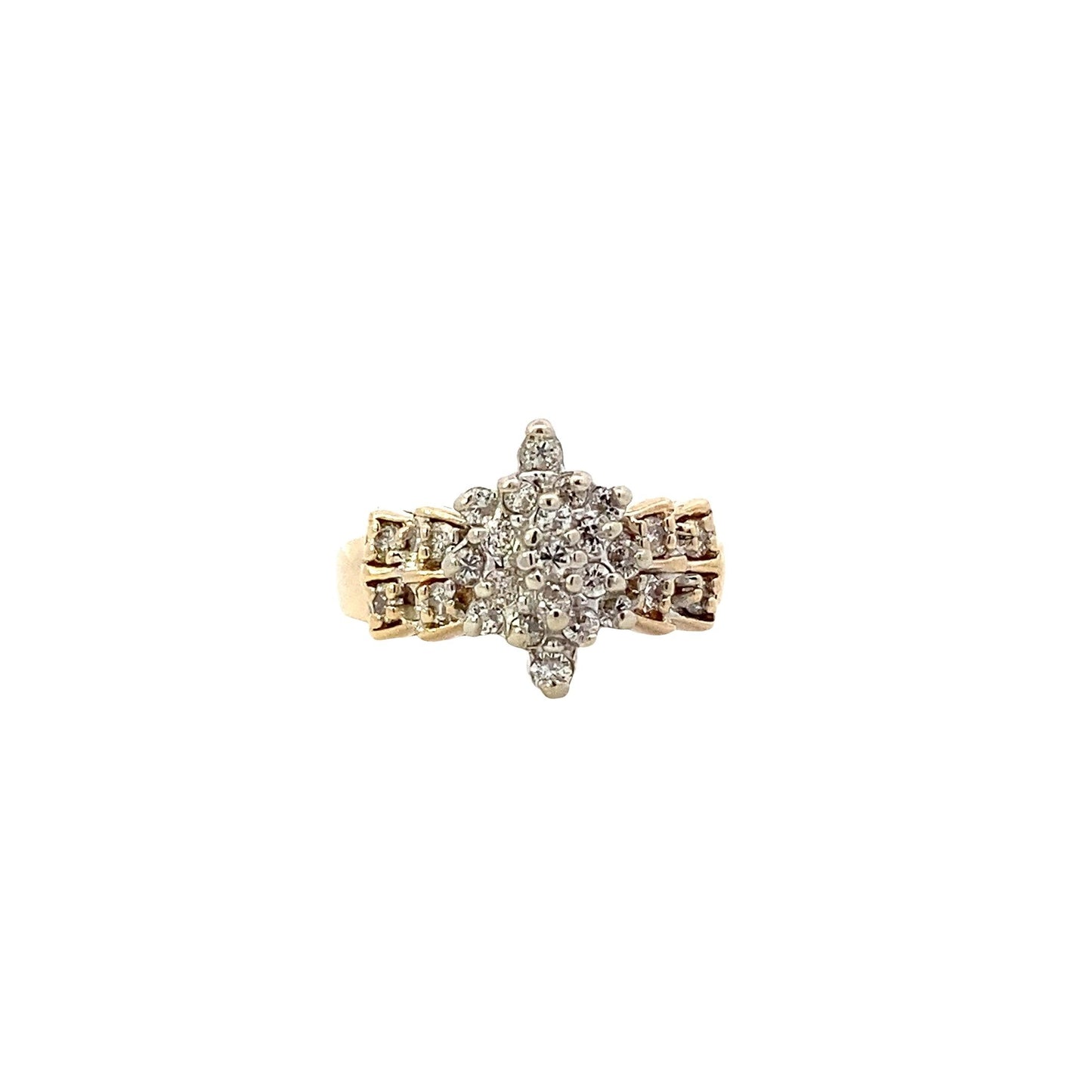 14K Yellow Gold Diamond Ring - 0.54ct