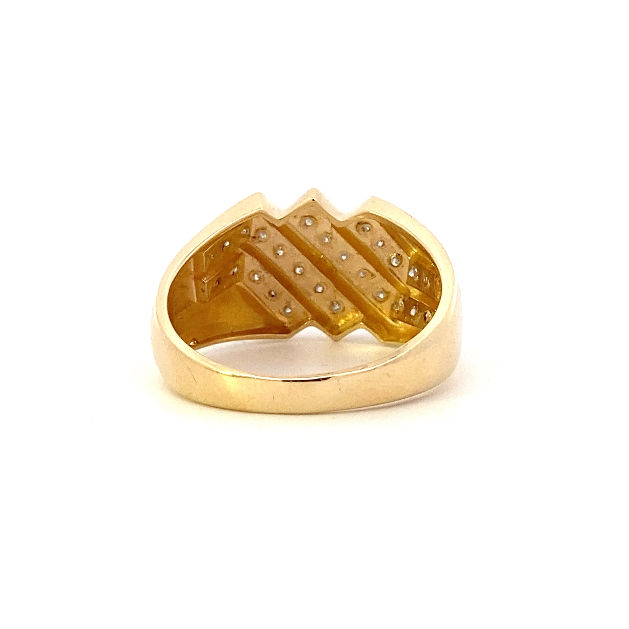 10K Yellow Gold Diamond Ring - 0.48ct
