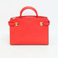 Michael Kors Karla Sangria Medium EW Leather Satchel