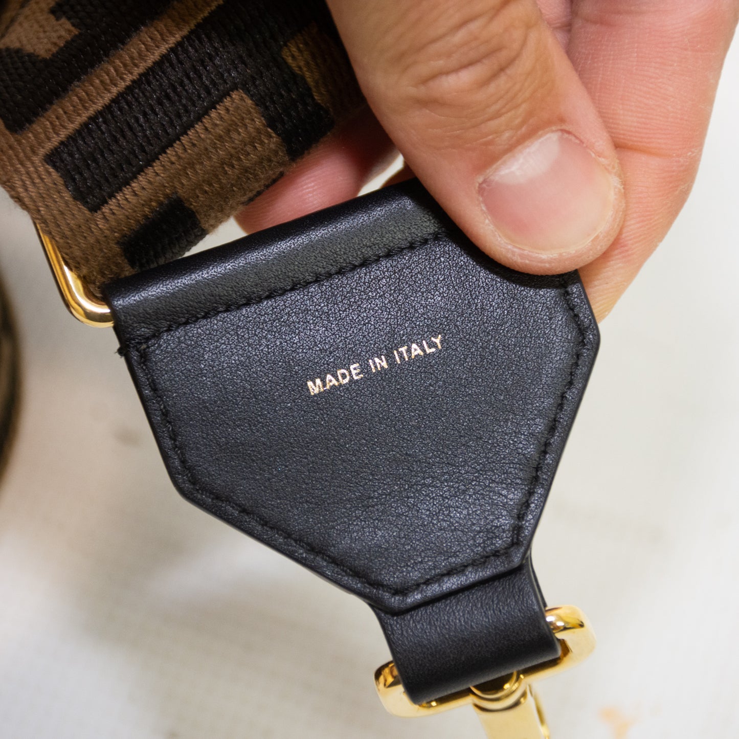 Fendi Peekaboo X-Lite Medium Black Shoulder Bag