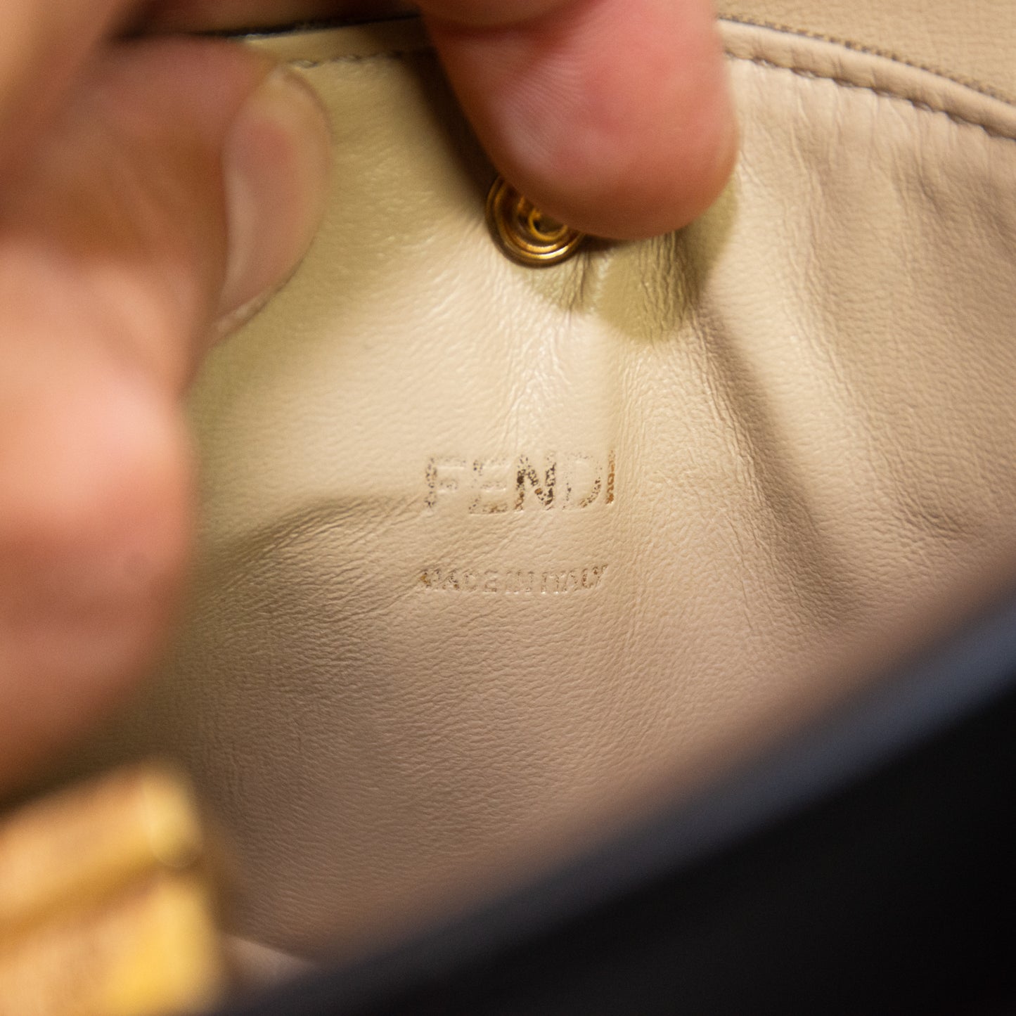 Fendi Peekaboo X-Lite Medium Black Shoulder Bag