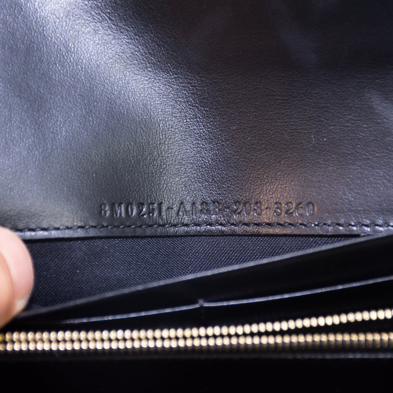 Fendi Nero Calf Leather Wallet