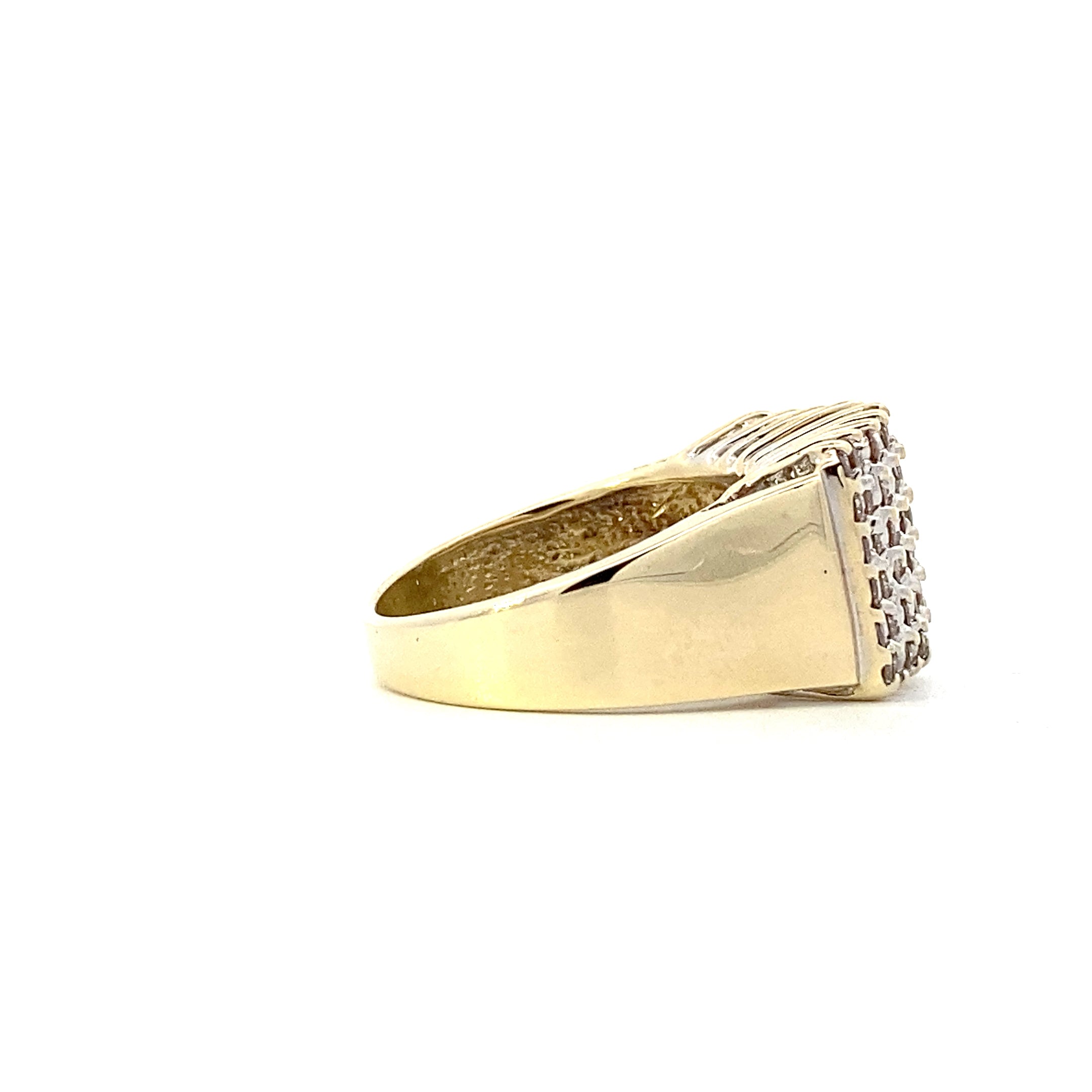 10K Yellow Gold Diamond Ring - 0.97ct