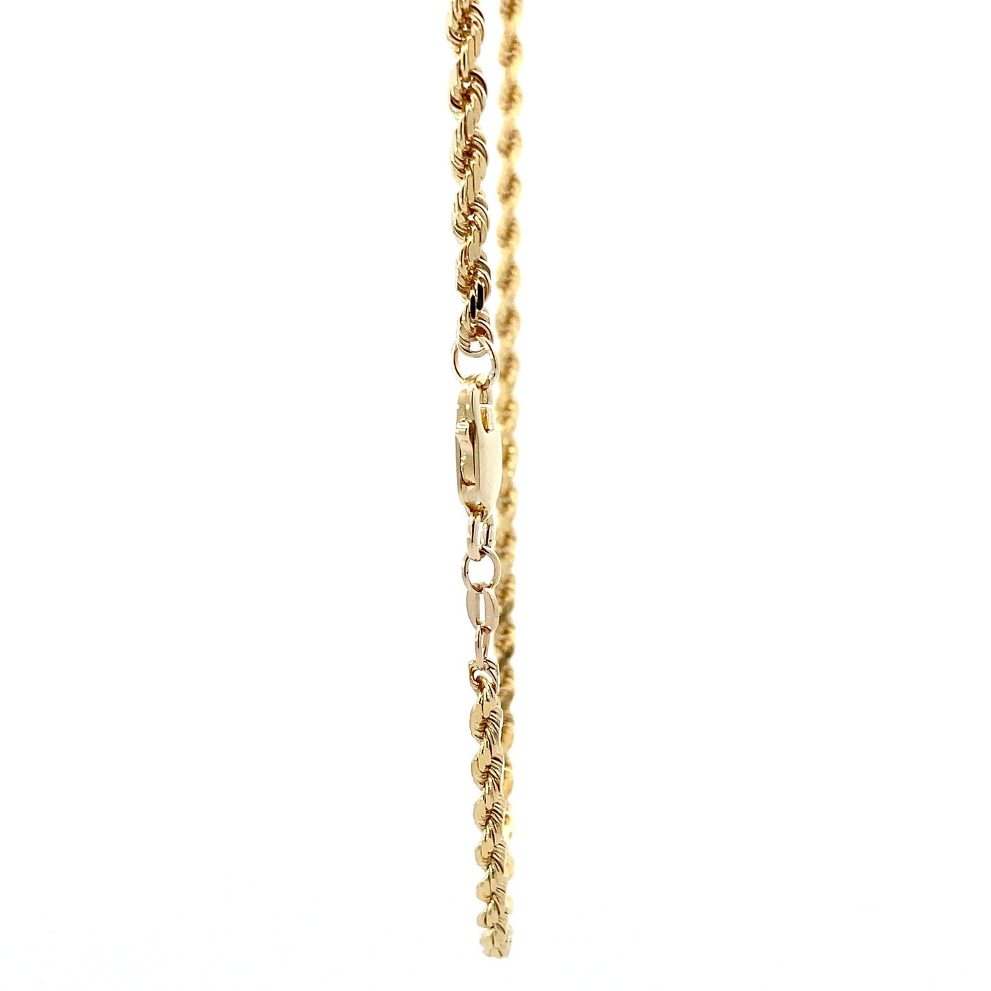 14K Yellow Gold 20.5" Rope Chain