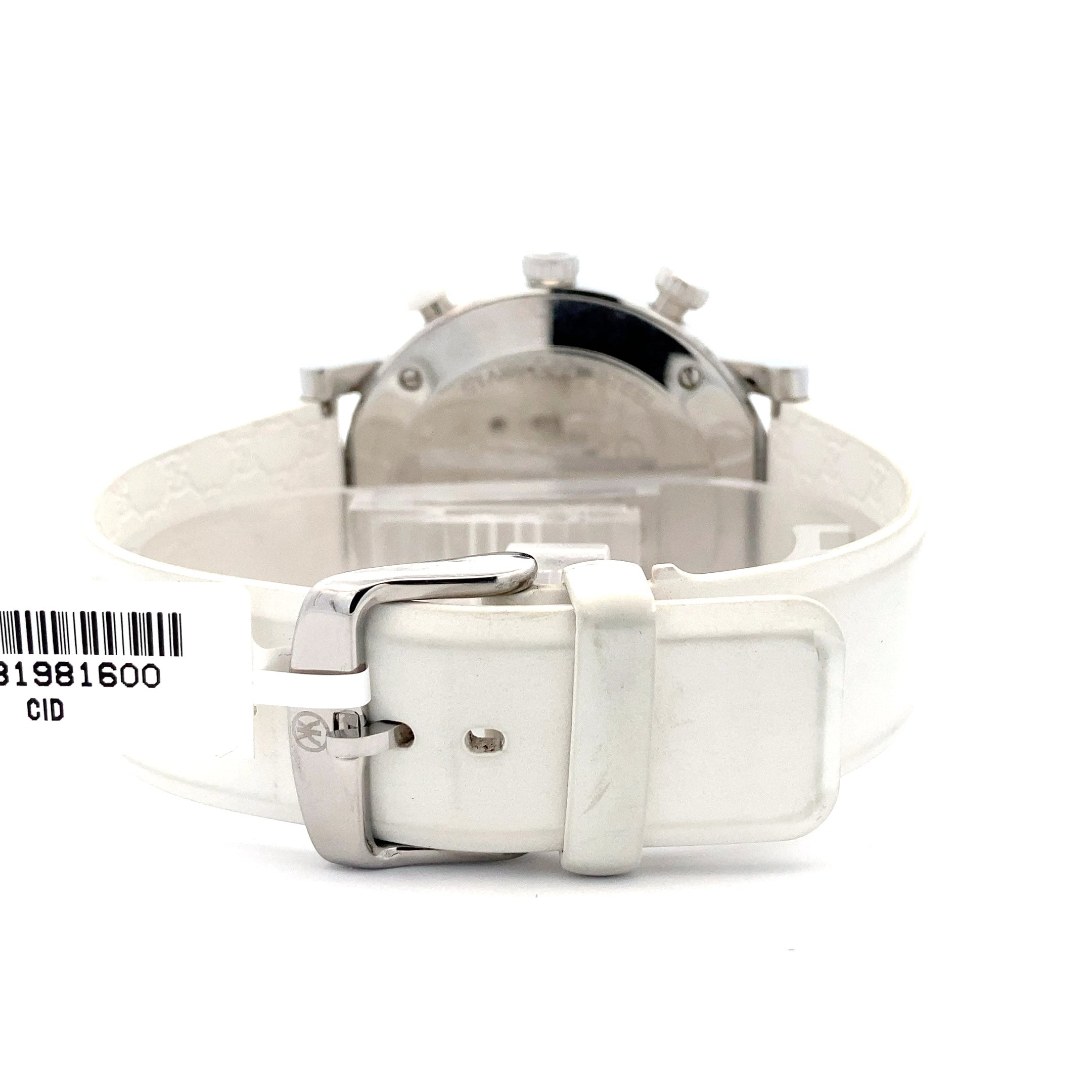 Gucci G-Timeless Sapphire Chronograph White Dial Rubber Watch YA101346