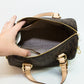 Michael Kors Grayson Signature Brown Medium Chain Satchel
