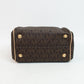 Michael Kors Grayson Signature Brown Medium Chain Satchel