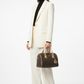 Michael Kors Grayson Signature Brown Medium Chain Satchel