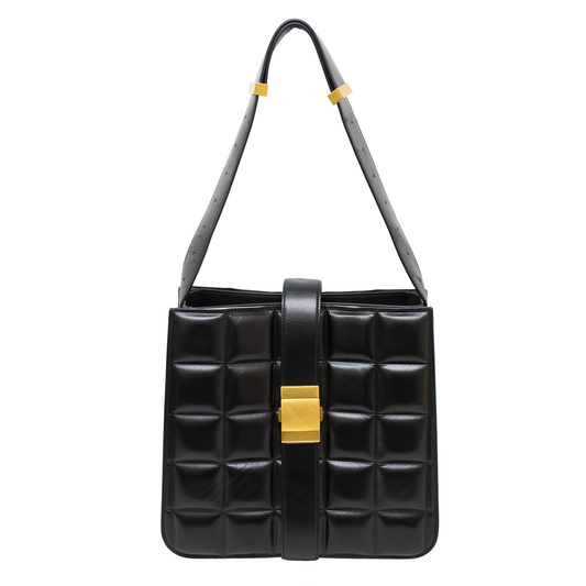 Bottega Veneta Marie Slim Black Padded Tote