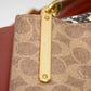 Coach 38845 Dreamer Signature Canvas Snakeskin Handbag