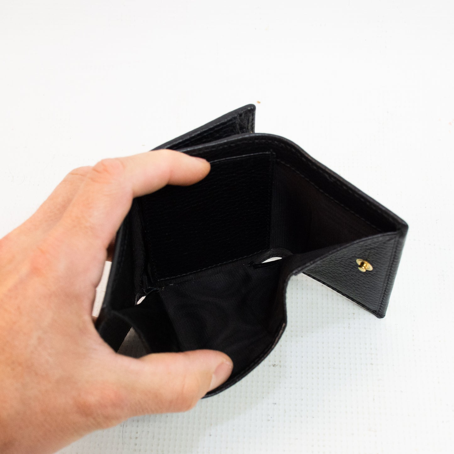 Gucci Small Black Leather Wallet - 644407