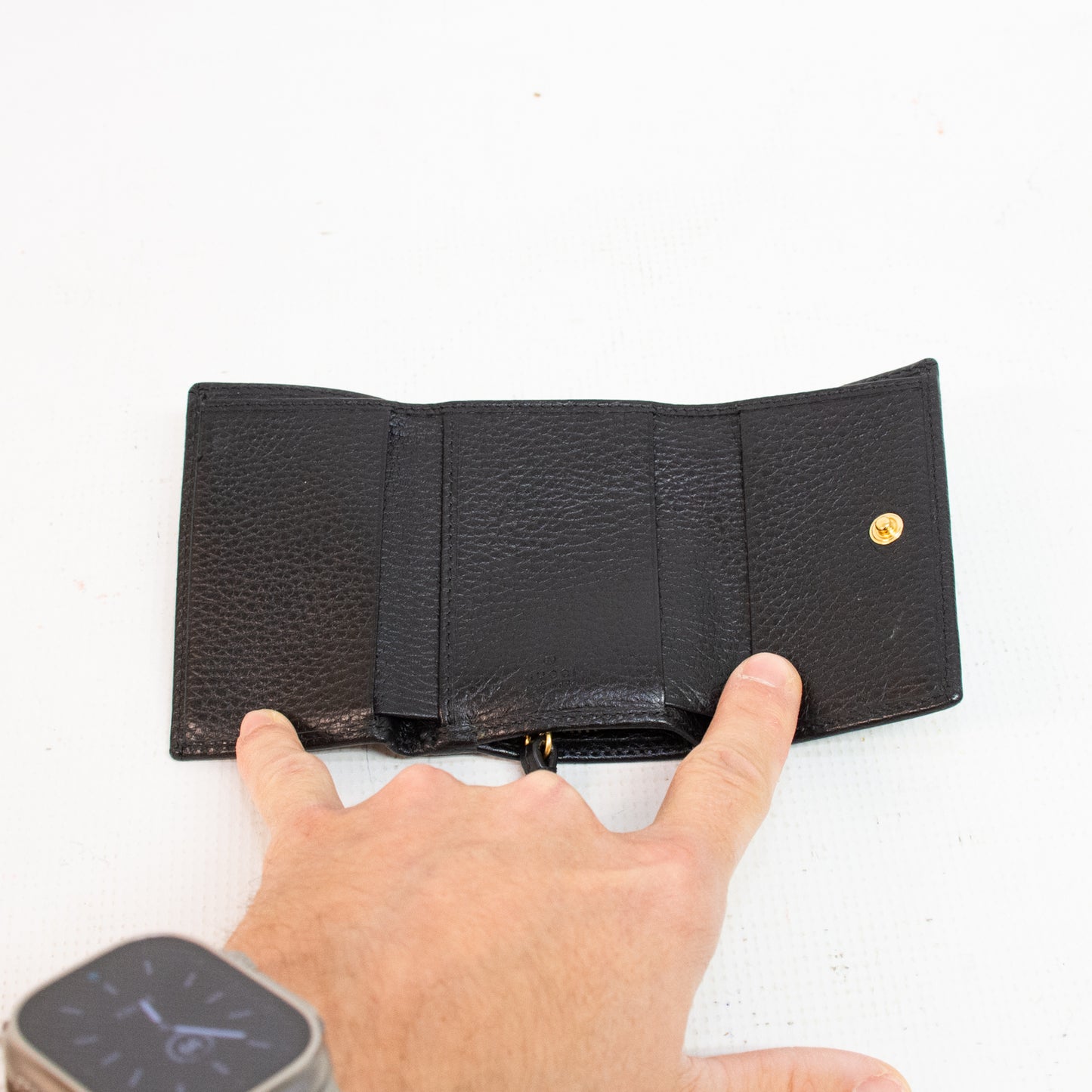 Gucci Small Black Leather Wallet - 644407
