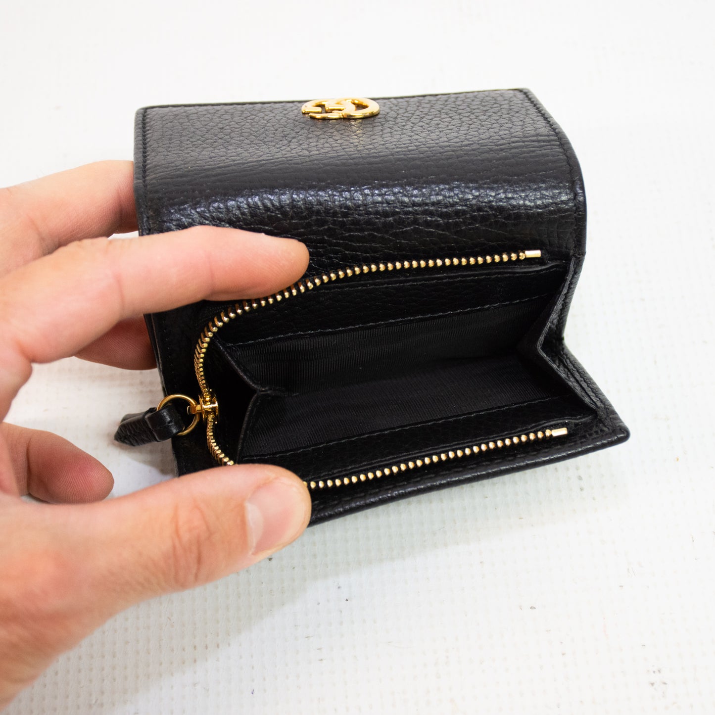 Gucci Small Black Leather Wallet - 644407