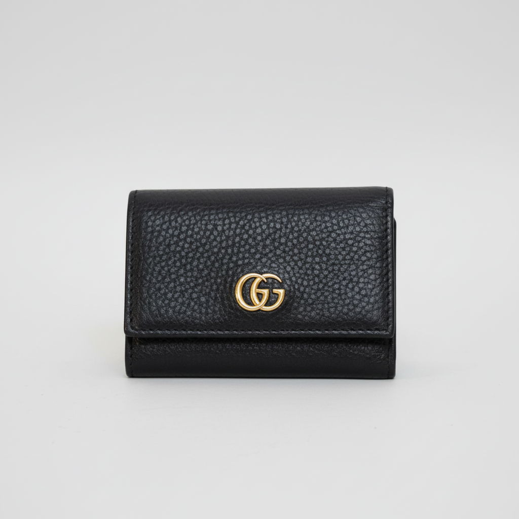 Gucci Small Black Leather Wallet - 644407