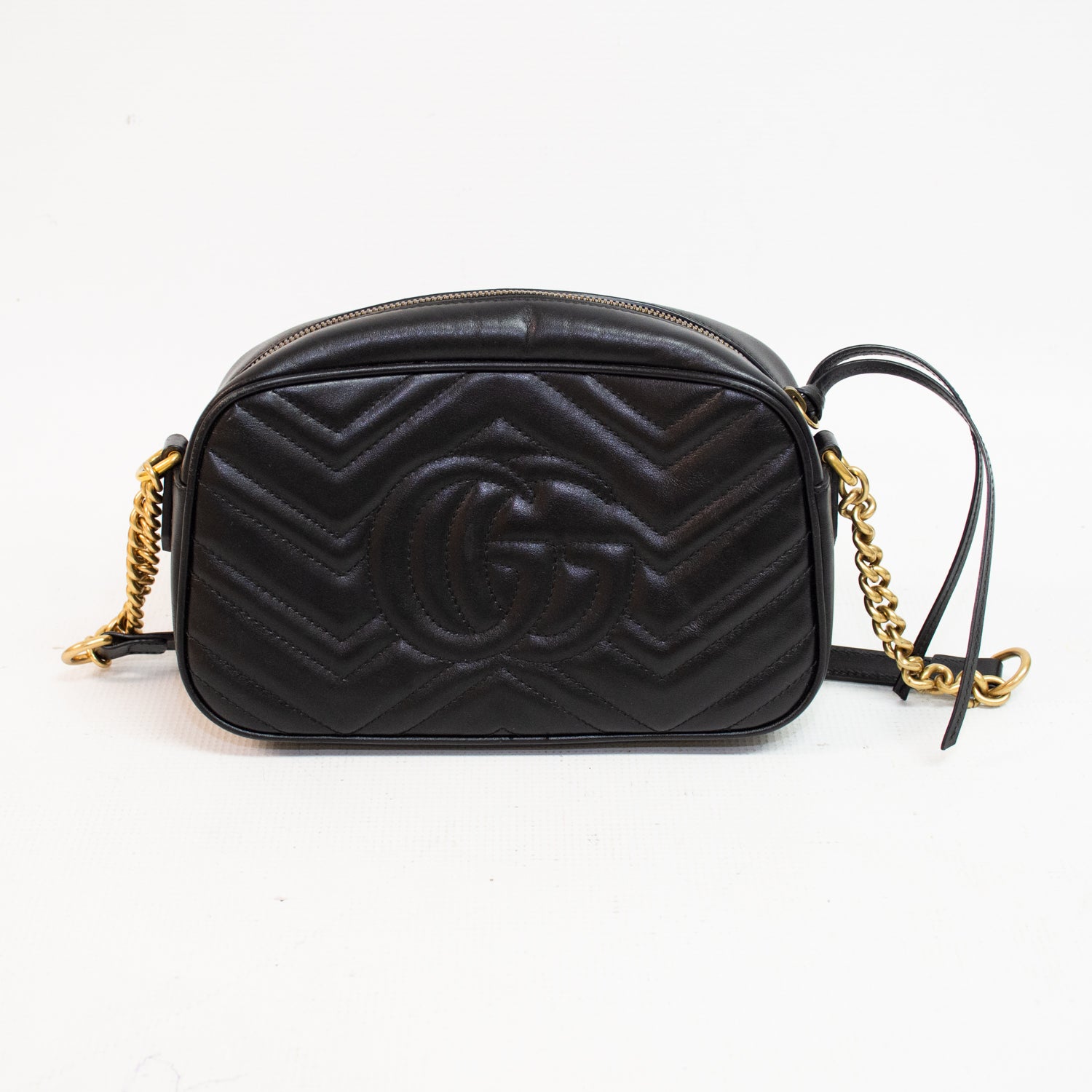 Gucci Marmont Small Black Shoulder Bag - 447632