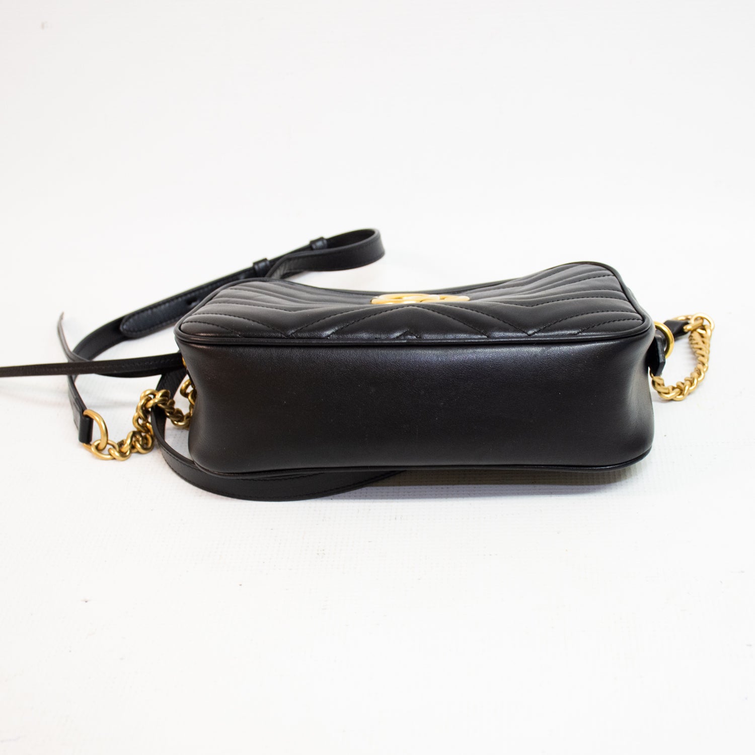 Gucci Marmont Small Black Shoulder Bag - 447632
