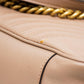 Gucci Marmont Large Matelasse Dusty Pink/Tan Purse - 631764