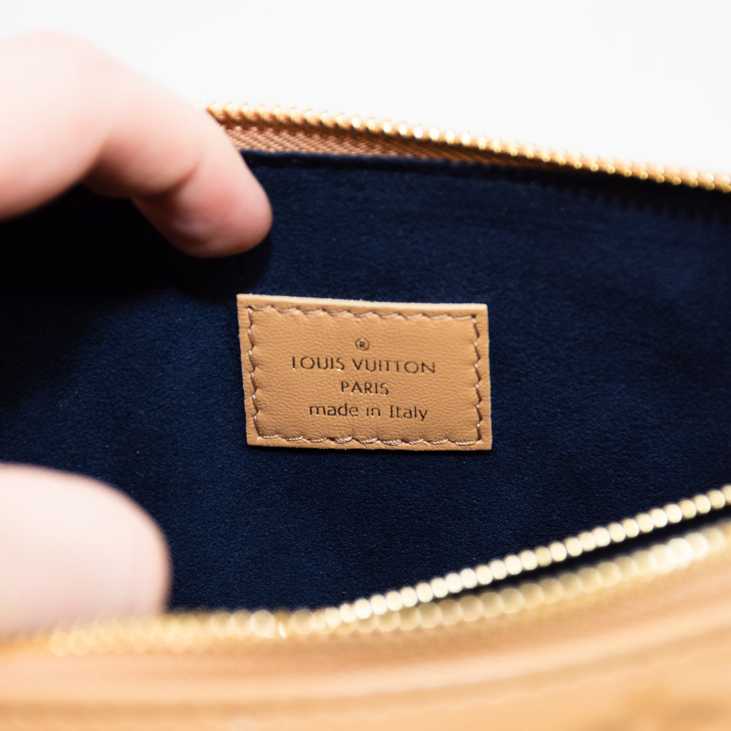 Louis Vuitton M577991 Coussin PM Camel Gold Chain Cross Body Bag