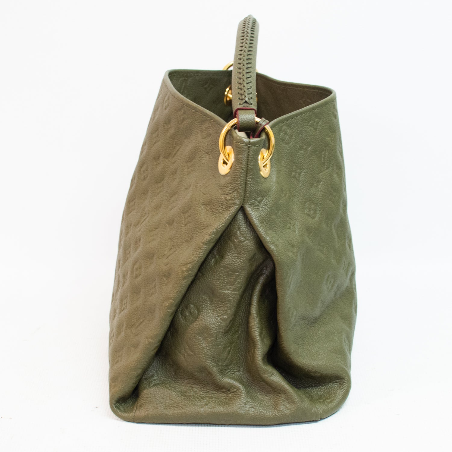 Louis Vuitton Artsy MM Green Hobo Shoulder Bag - M43876