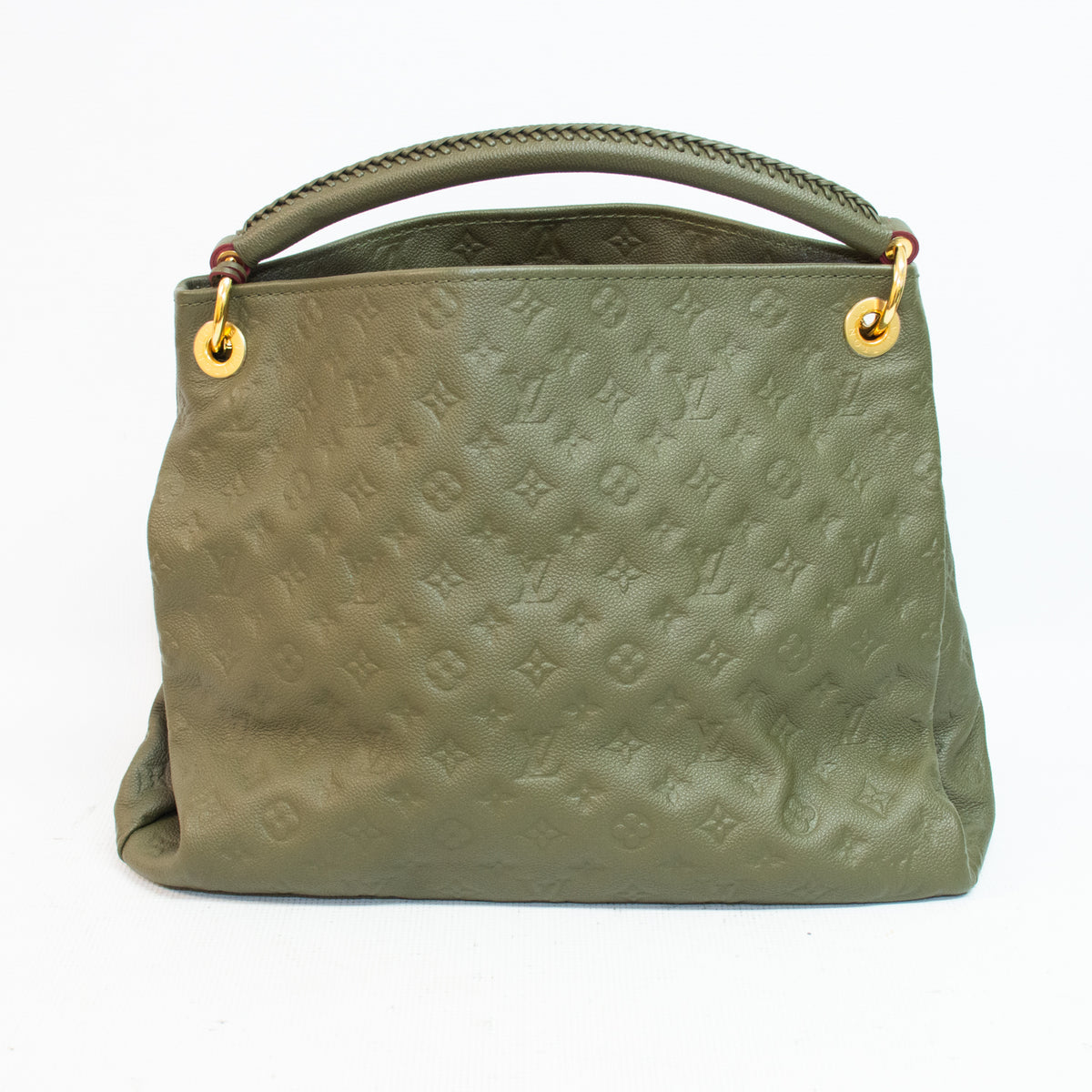 Louis Vuitton Artsy MM Green Hobo Shoulder Bag - M43876