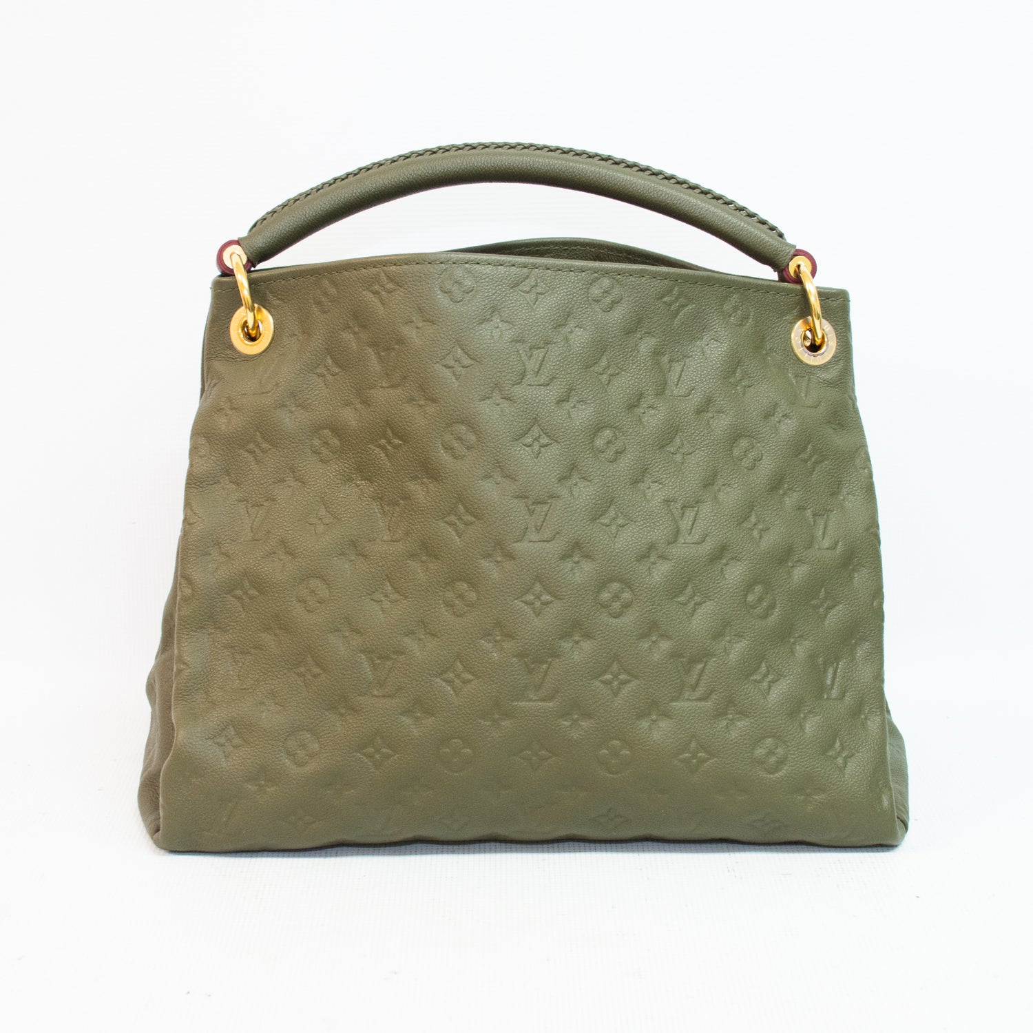 Louis Vuitton Artsy MM Green Hobo Shoulder Bag - M43876