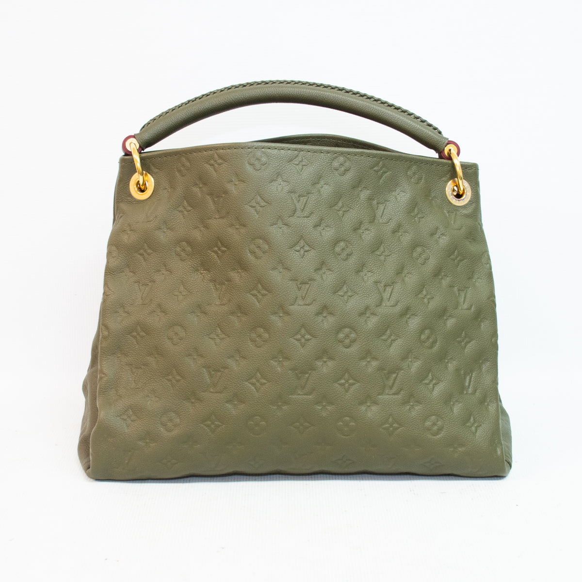 Louis Vuitton Artsy MM Green Hobo Shoulder Bag - M43876