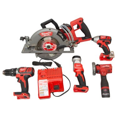 Milwaukee M18/M12 Cordless Bundle - 8pcs
