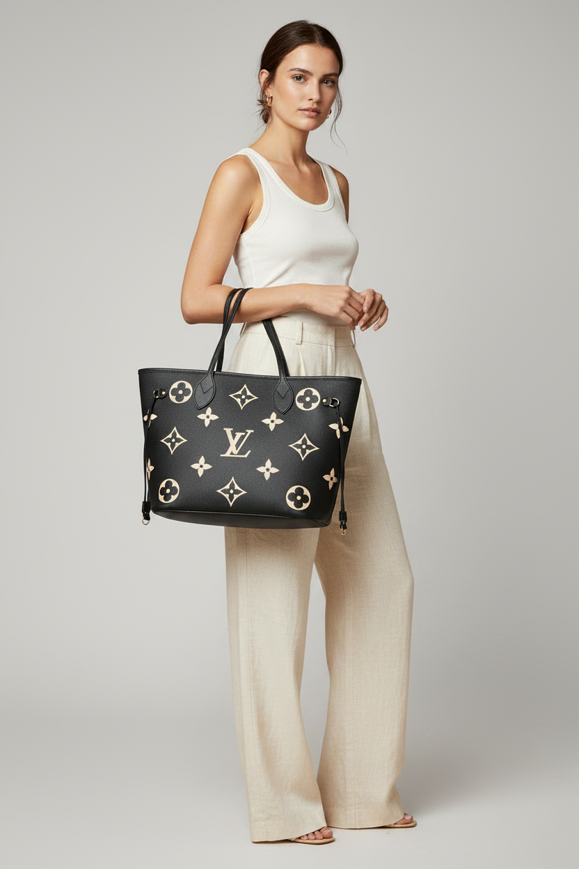 Louis Vuitton Monogram Empreinte Neverfull - M58907